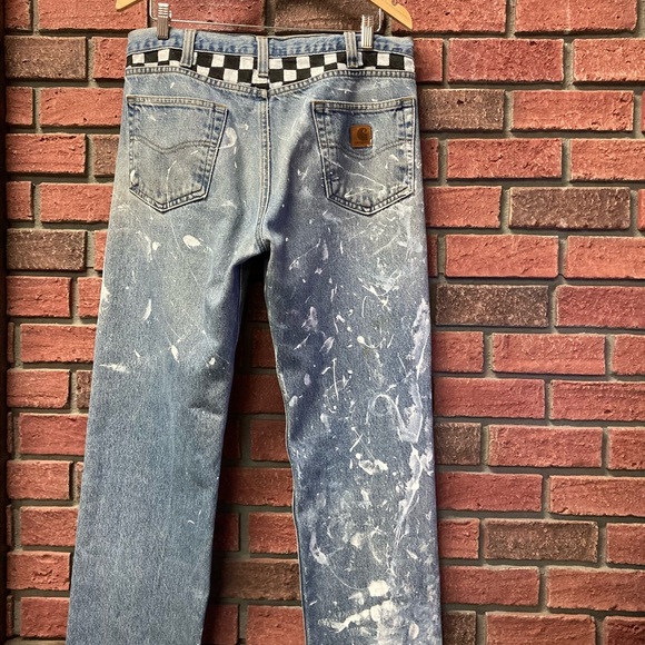 CARHARTT hand painted/reworked jeans - Picture 6 of 6